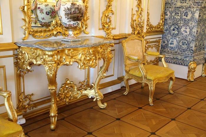 Gilded furniture